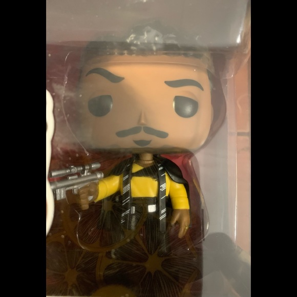 NEW Star Wars Funko Pop 240 Lando Calrissian Vinyl Bobble-Head Ages 3+ - Picture 2 of 5